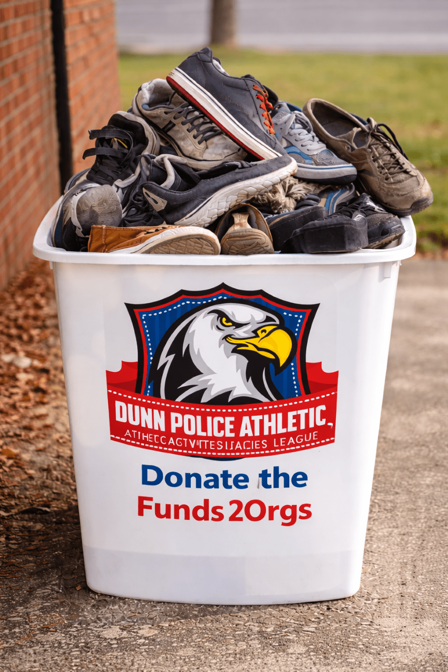 Shoe drive donation drop-off